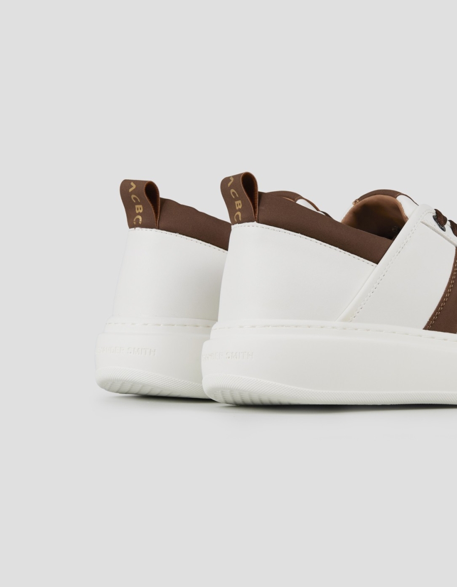 ECO-WEMBLEY MAN WHITE DARK COGNAC