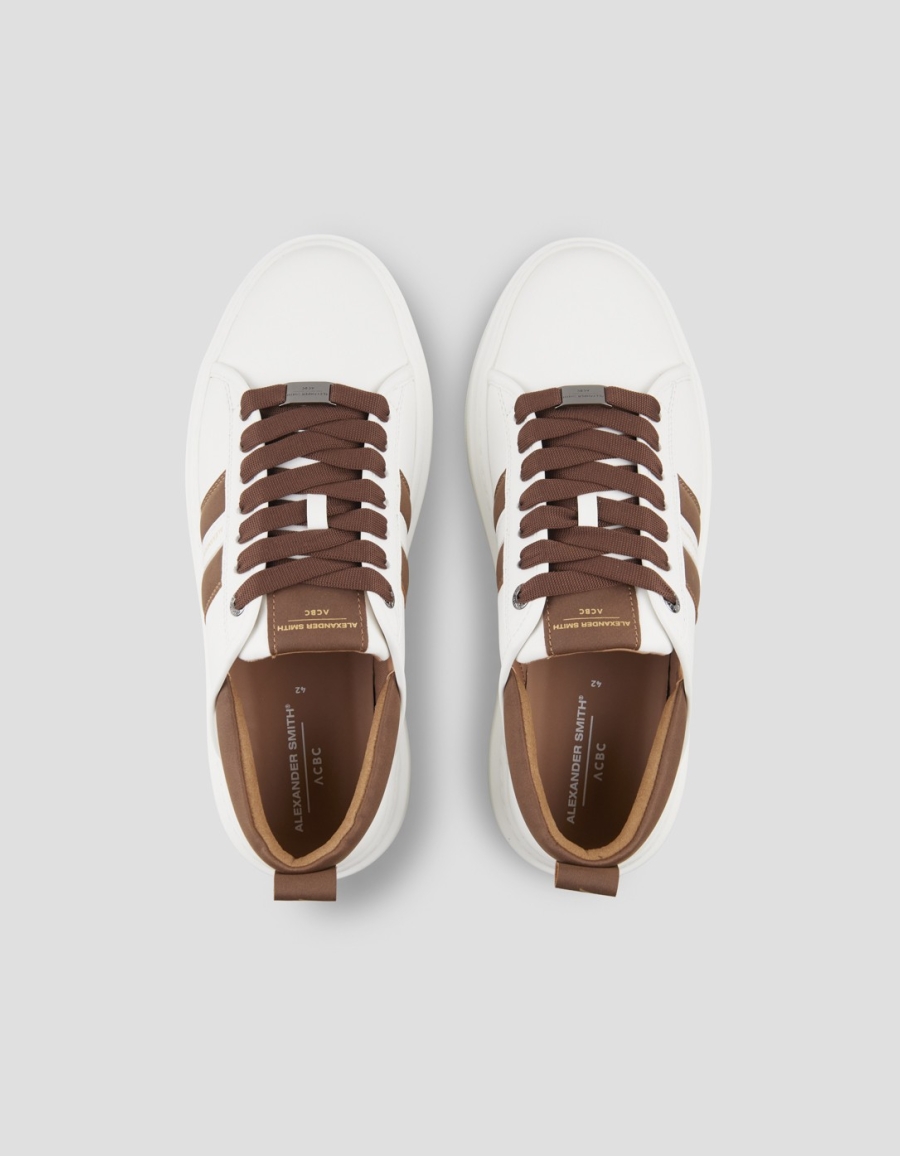 ECO-WEMBLEY MAN WHITE DARK COGNAC