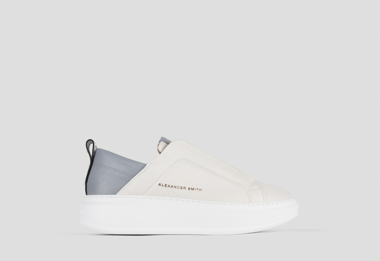 WEMBLEY SLIP-ON WOMAN WHITE AZURE