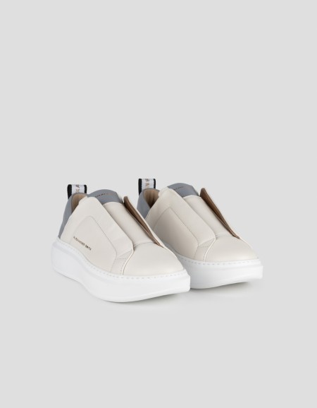 WEMBLEY SLIP-ON WOMAN WHITE AZURE