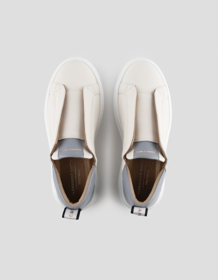 WEMBLEY SLIP-ON WOMAN WHITE AZURE