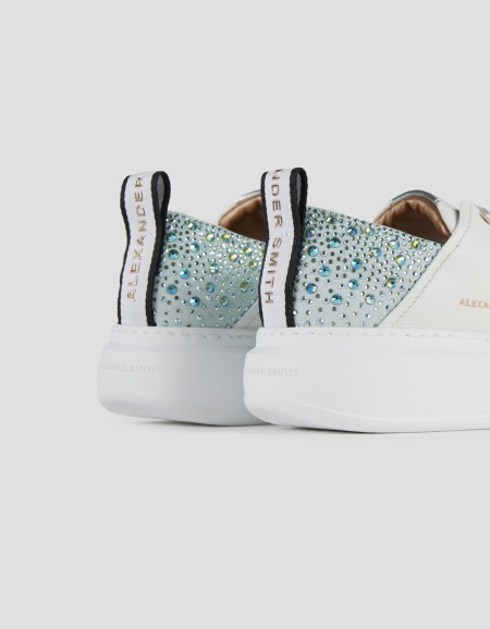 WEMBLEY WOMAN OFF WHITE PASTEL AZURE