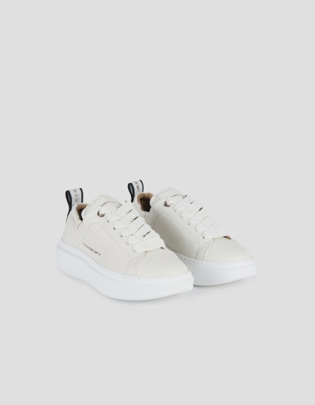 WEMBLEY RUCHED WOMAN TOTAL OFF WHITE
