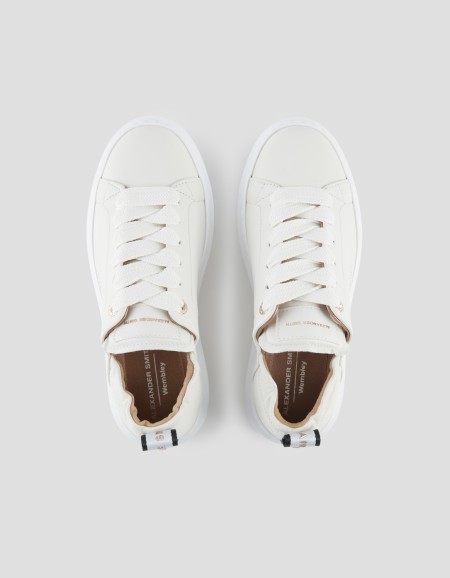 WEMBLEY RUCHED WOMAN TOTAL OFF WHITE