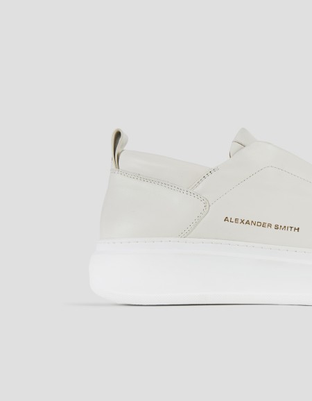 WEMBLEY SLIP-ON MAN TOTAL WHITE