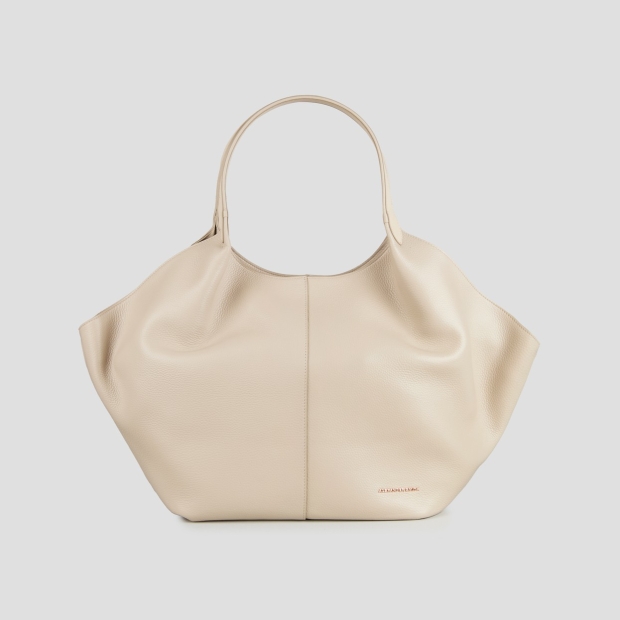 Sneakers Alexander Smith rachel large shoulder bag in dark ivory tumbled leather - 1