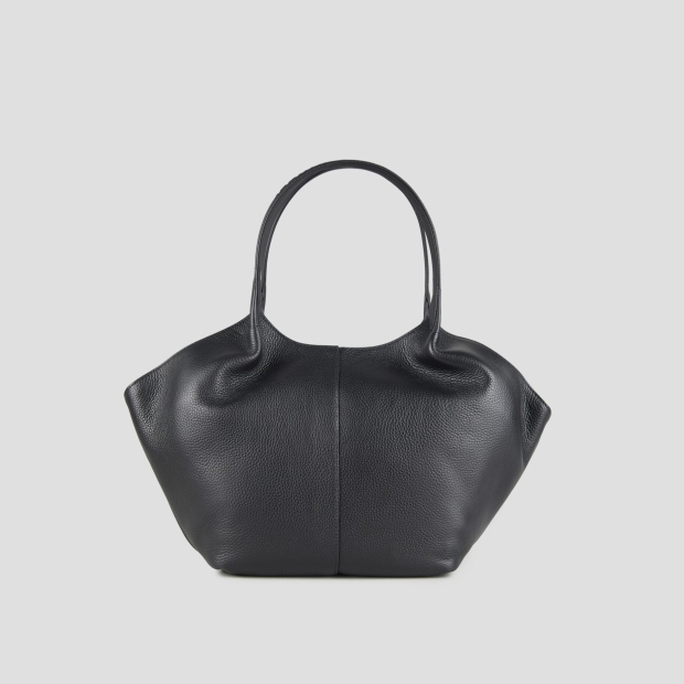 Sneakers Alexander Smith rachel medium shoulder bag in black tumbled leather - 4