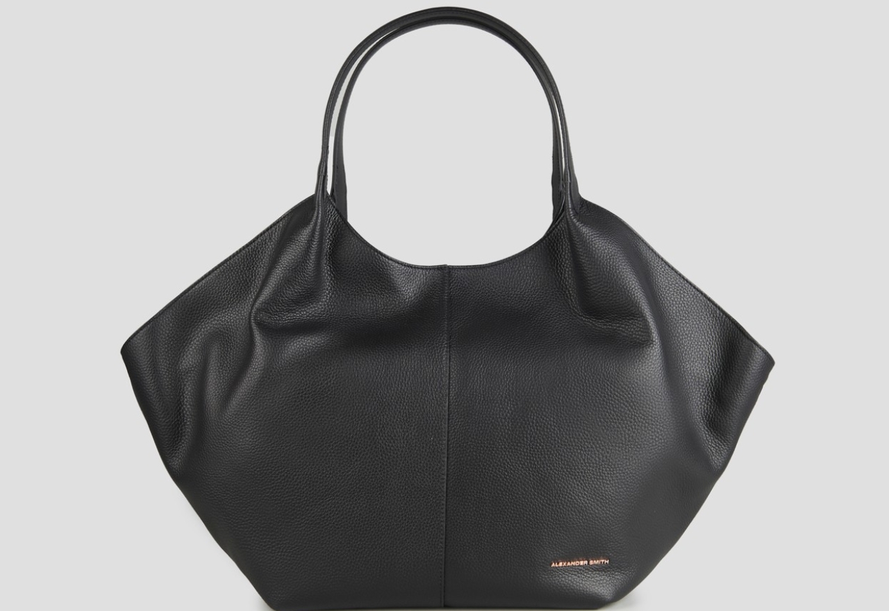 Sneakers Alexander Smith rachel large shoulder bag in black tumbled leather - 1