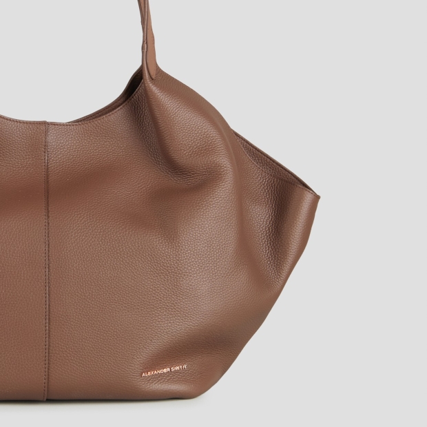 Sneakers Alexander Smith rachel large shoulder bag in brown tumbled leather - 5