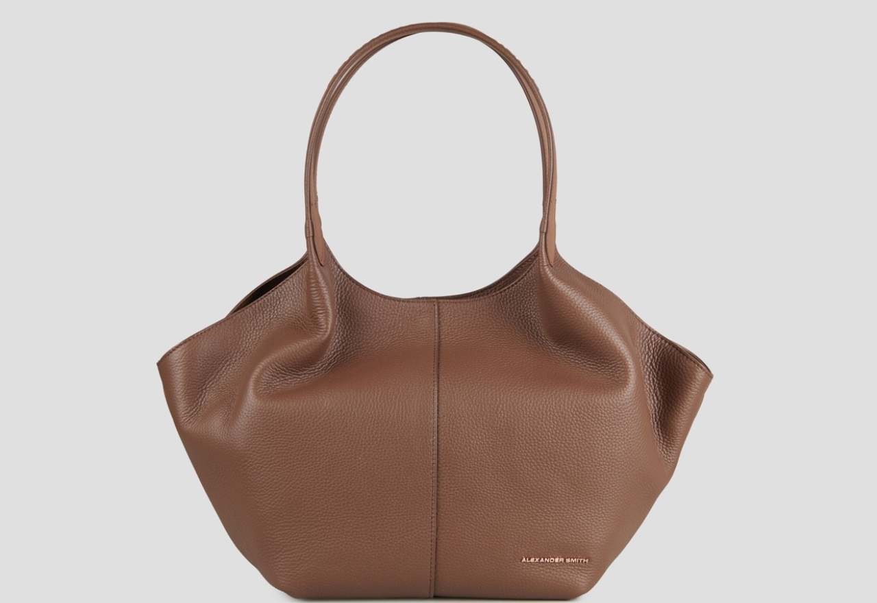 Sneakers Alexander Smith rachel medium shoulder bag in brown tumbled leather - 1