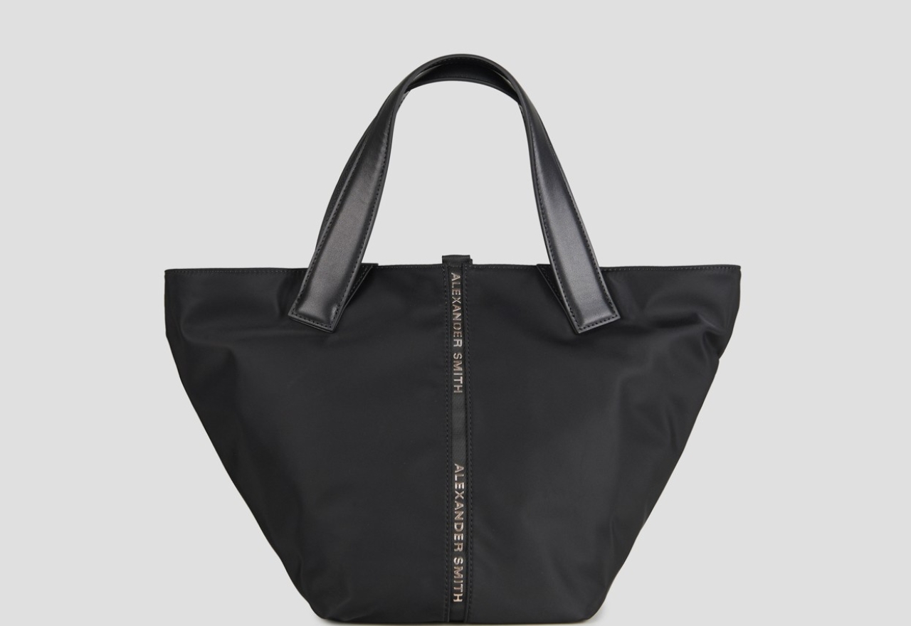 Sneakers Alexander Smith lauren medium handbag with shoulder strap in black nylon - 1