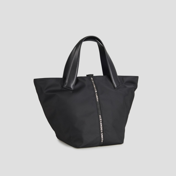 Sneakers Alexander Smith lauren medium handbag with shoulder strap in black nylon - 3