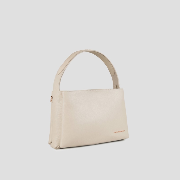 Sneakers Alexander Smith cindy shoulder bag with shoulder strap in beige tumbled leather - 3