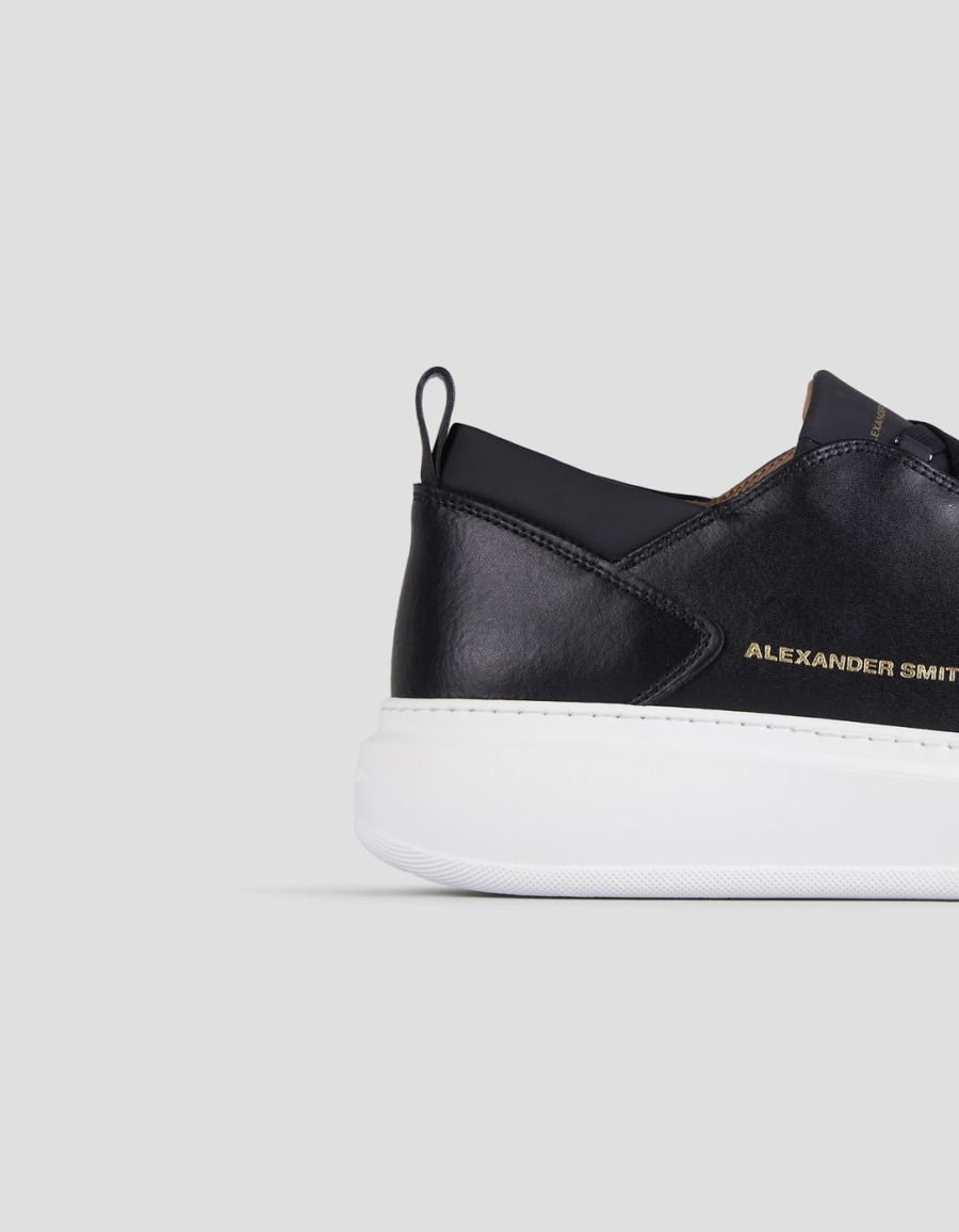 Sneakers Alexander Smith wembley man in soft black leather - 2