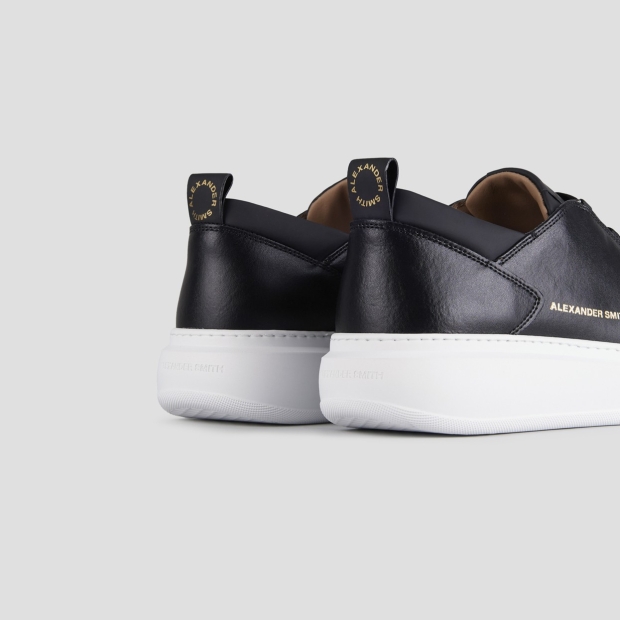 Sneakers Alexander Smith wembley man in soft black leather - 4