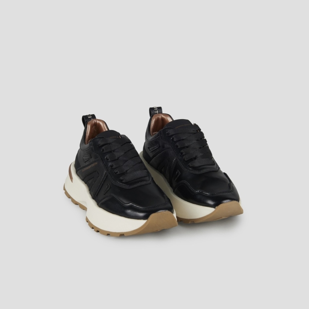 Sneakers Alexander Smith liverpool woman in black nylon and laminated - 3