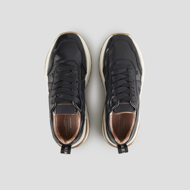 Sneakers Alexander Smith liverpool woman in black nylon and laminated - 5