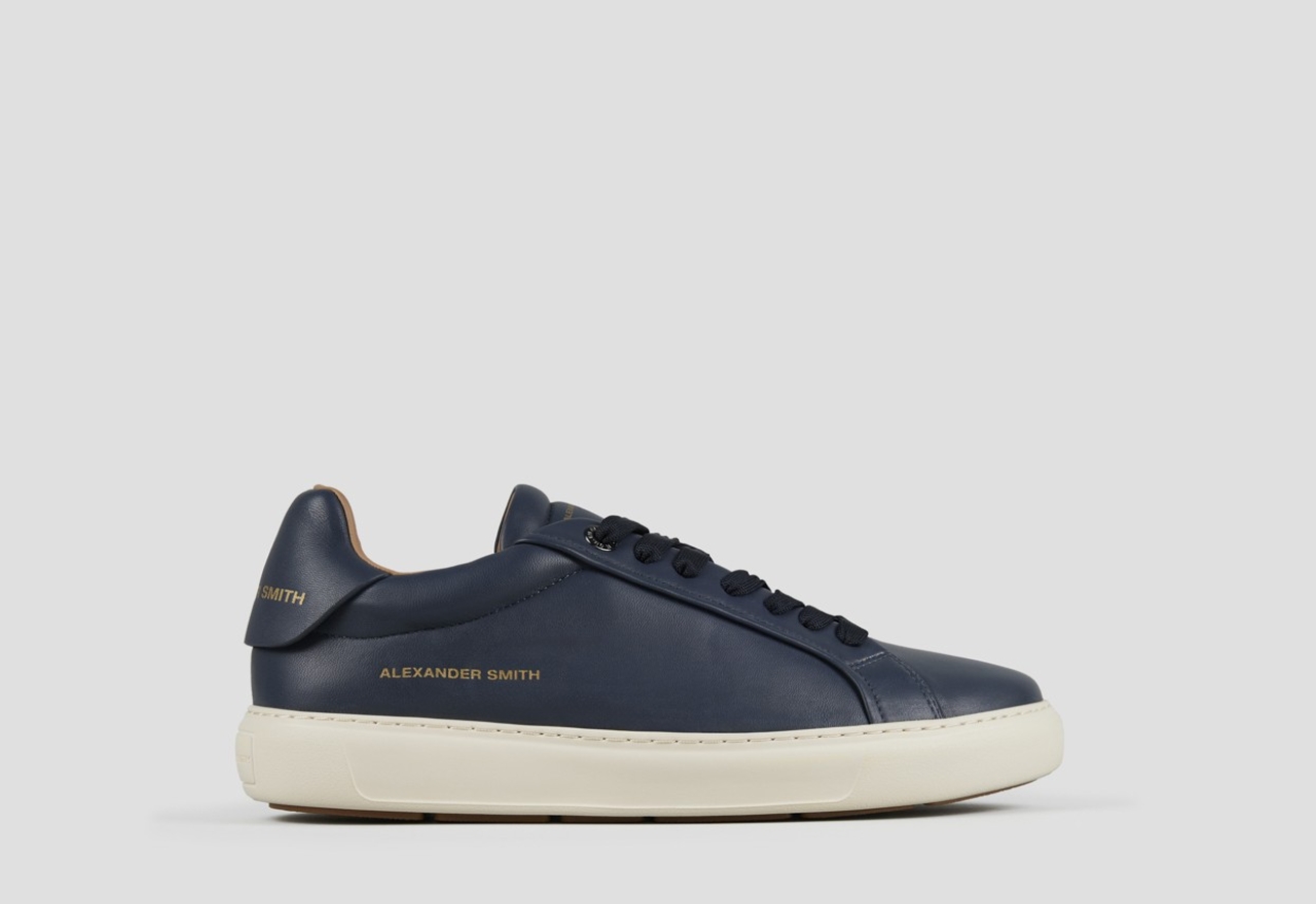 Sneakers Alexander Smith soho man in soft blue leather - 1