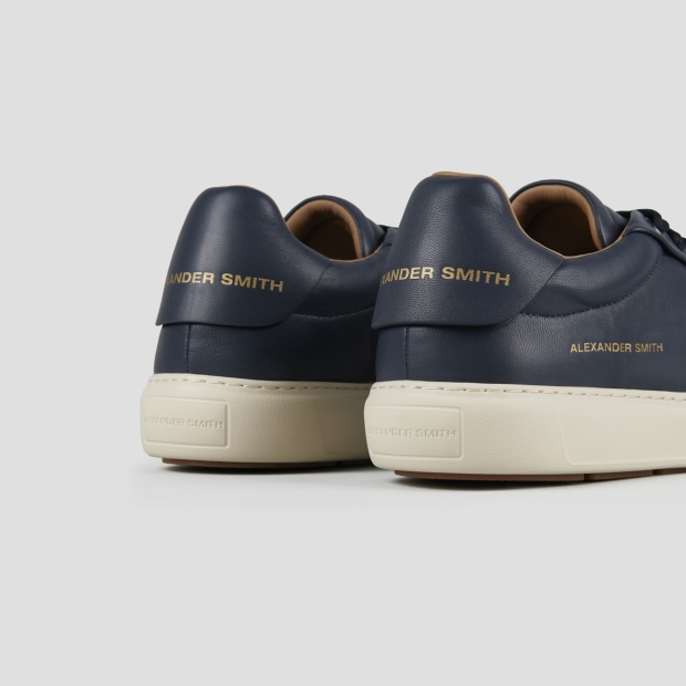 Sneakers Alexander Smith soho man in soft blue leather - 4