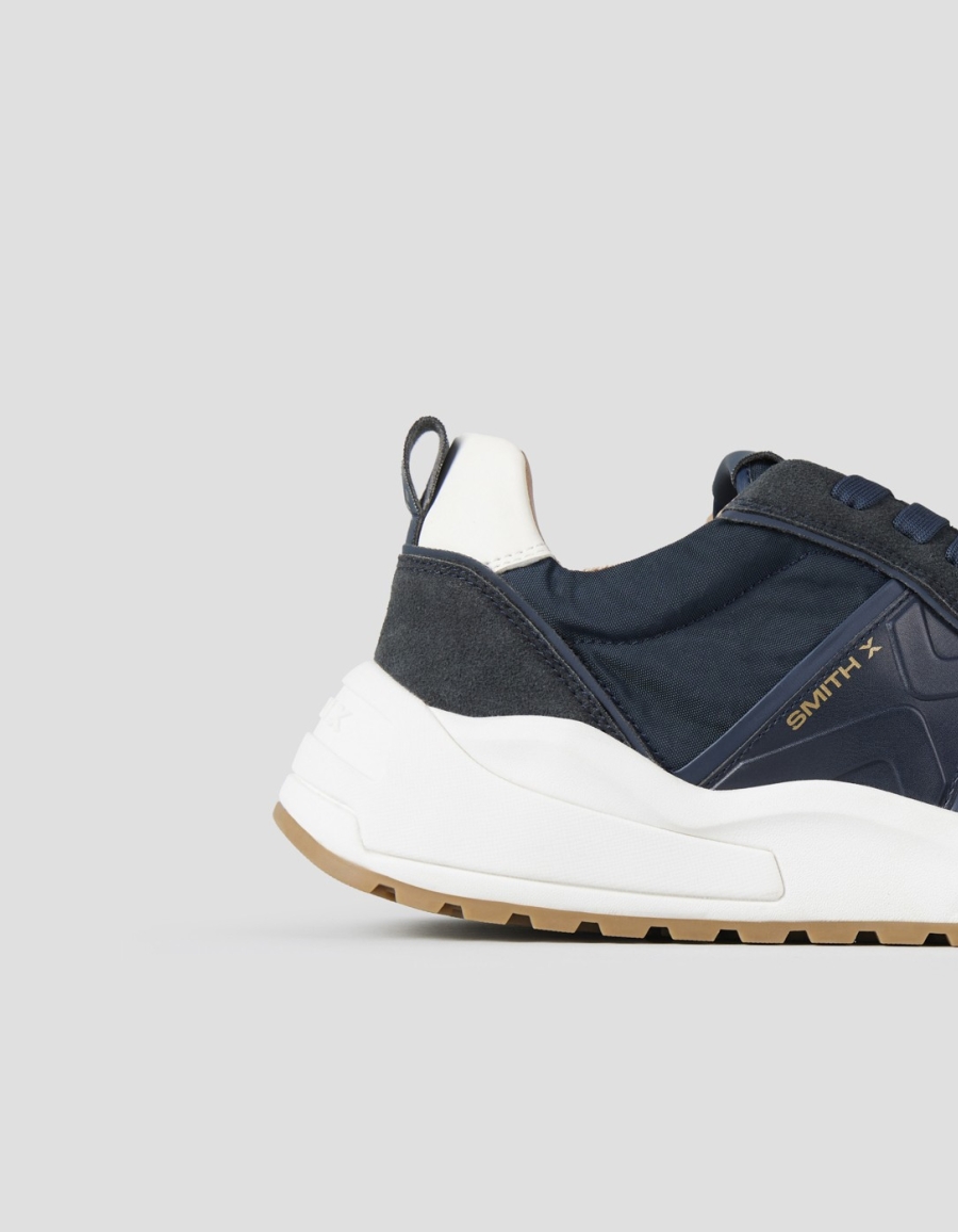 Sneakers Alexander Smith blaze man in blue suede and nylon - 2