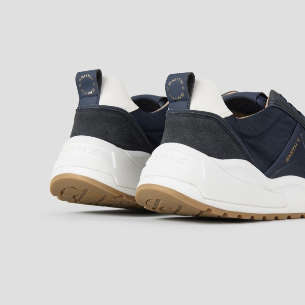 Sneakers Alexander Smith blaze man in blue suede and nylon - 4