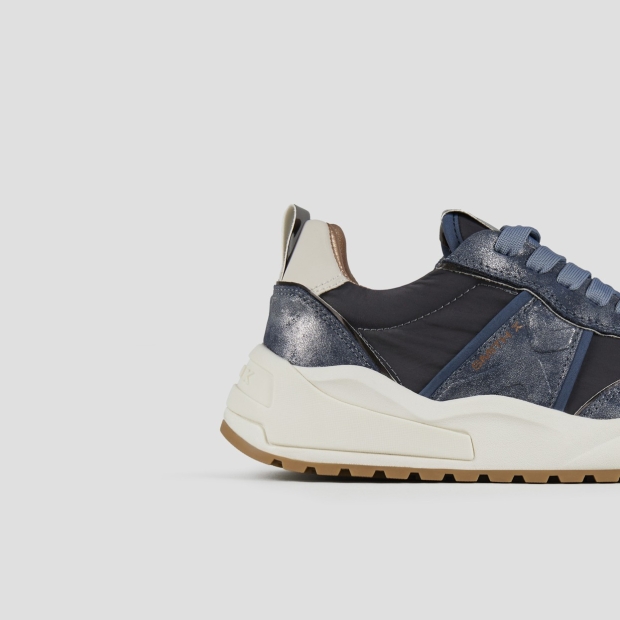 Sneakers Alexander Smith blaze woman in blue nylon and laminated - 2