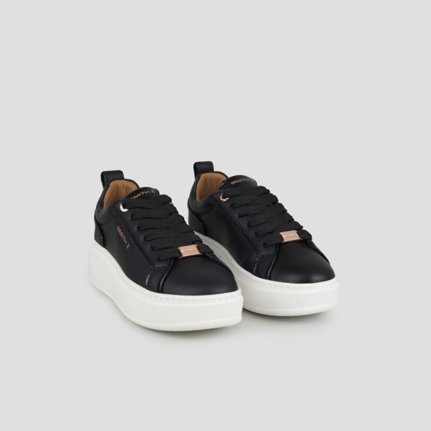 Sneakers Alexander Smith stone woman in black and black laminated details - 3