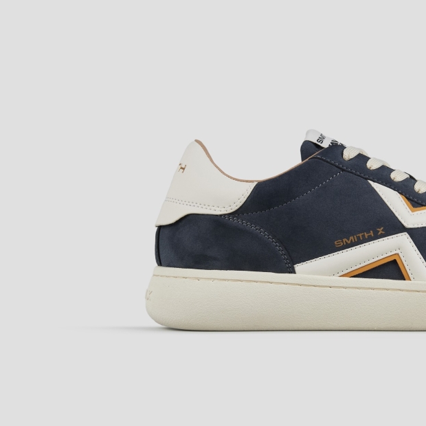 Sneakers Alexander Smith ocean man in blue suede and white details - 2