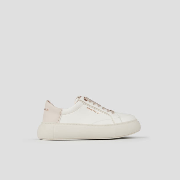 Sneakers Alexander Smith pearl woman in white and cream heel - 1