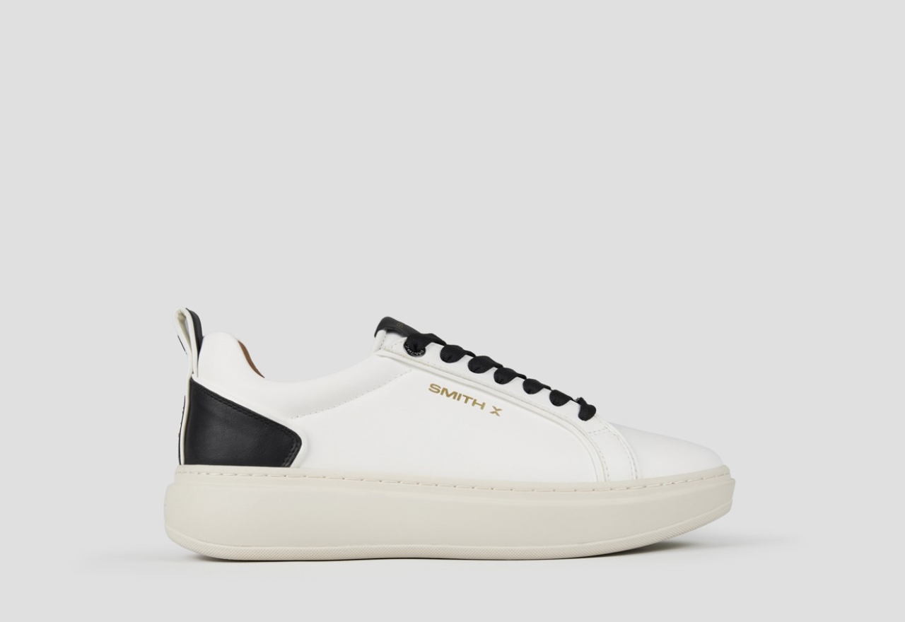 Sneakers Alexander Smith stone man in white and black heel - 1