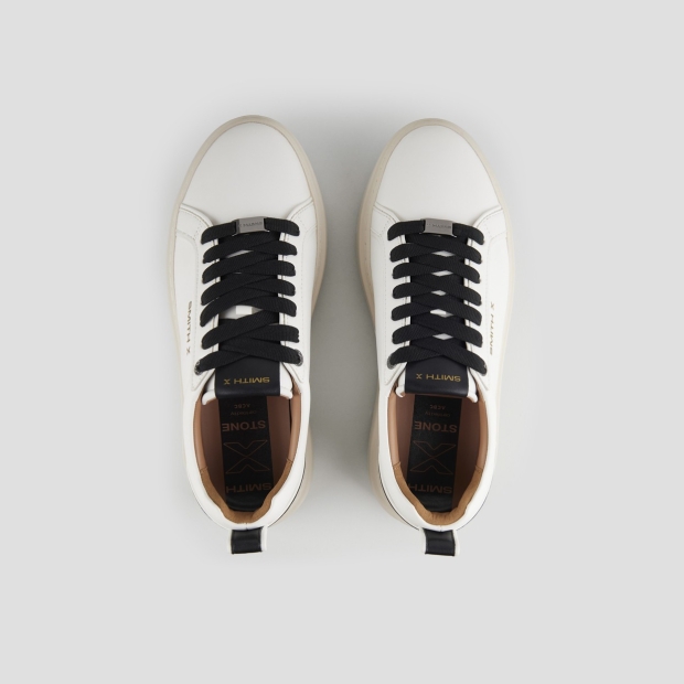 Sneakers Alexander Smith stone man in white and black heel - 5