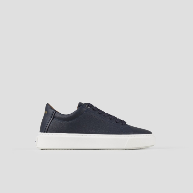 Sneakers Alexander Smith london man in blue palmellato leather - 1