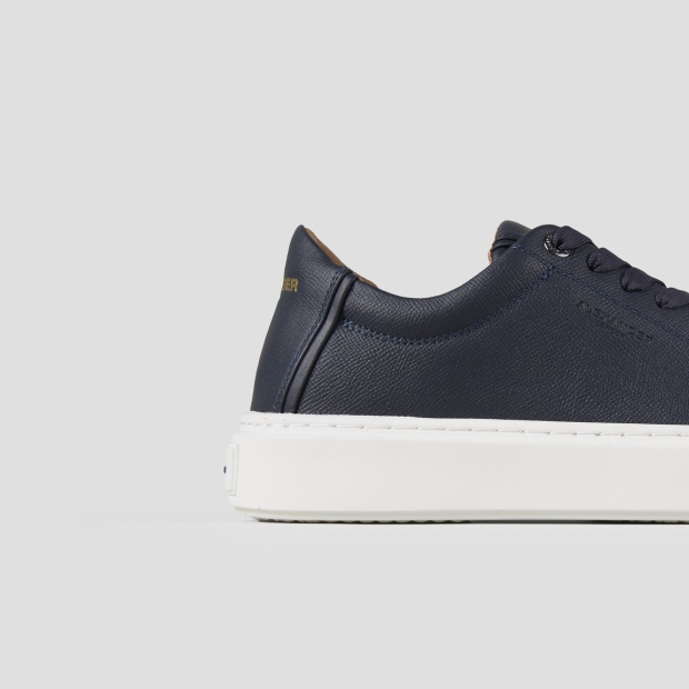 Sneakers Alexander Smith london man in blue palmellato leather - 2