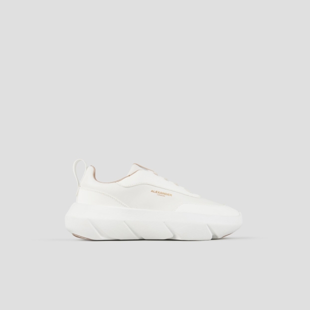 Sneakers Alexander Smith eclipse woman in white nappa and rubberized leather - 1