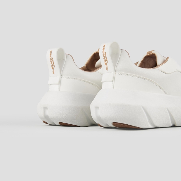 Sneakers Alexander Smith eclipse woman in white nappa and rubberized leather - 4