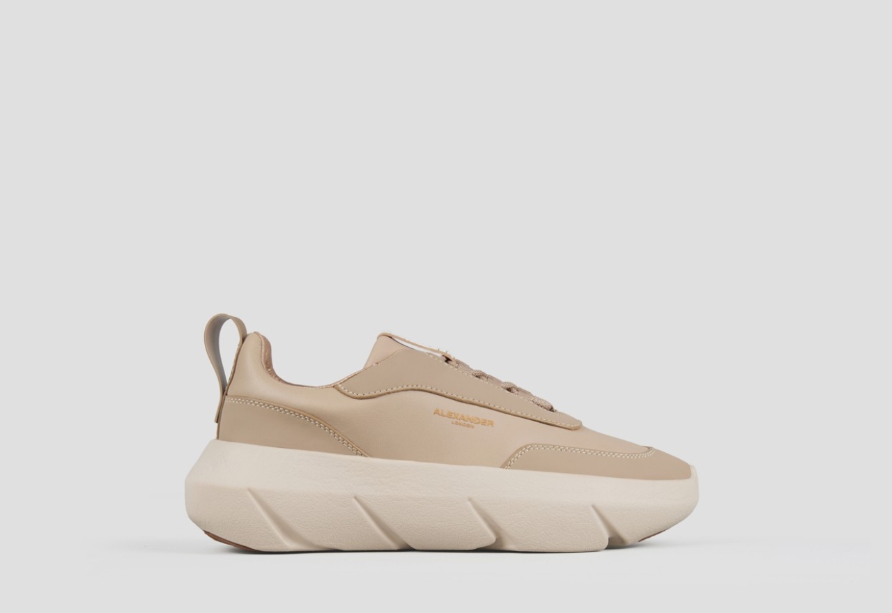 Sneakers Alexander Smith eclipse woman in beige nappa and rubberized leather - 1