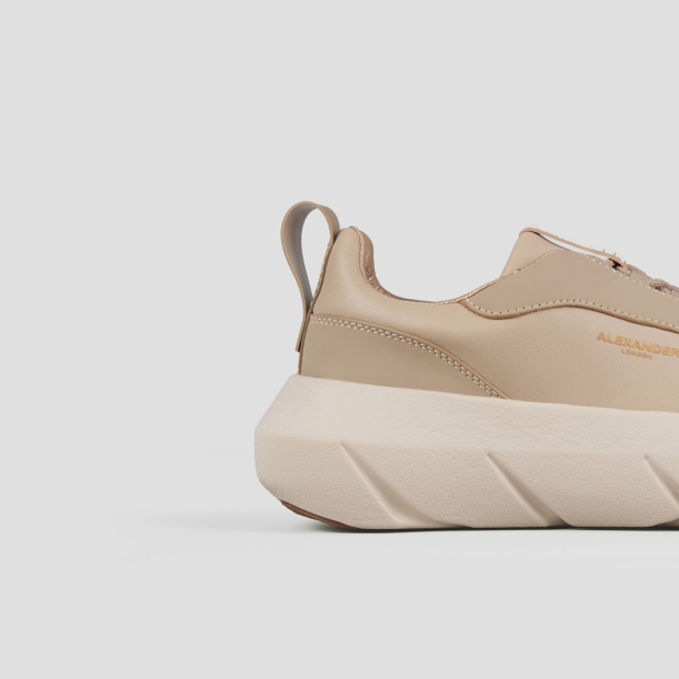 Sneakers Alexander Smith eclipse woman in beige nappa and rubberized leather - 2