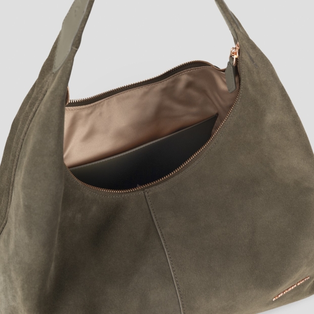 Sneakers Alexander Smith chloe shoulder bag in olive green suede - 6