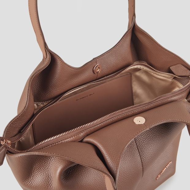 Sneakers Alexander Smith rachel medium shoulder bag in brown tumbled leather - 6