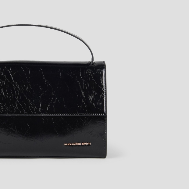 Sneakers Alexander Smith holly shoulder bag with shoulder strap in black naplak leather - 5