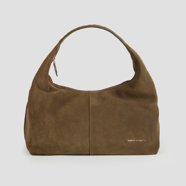 Sneakers Alexander Smith chloe shoulder bag in olive green suede - 1