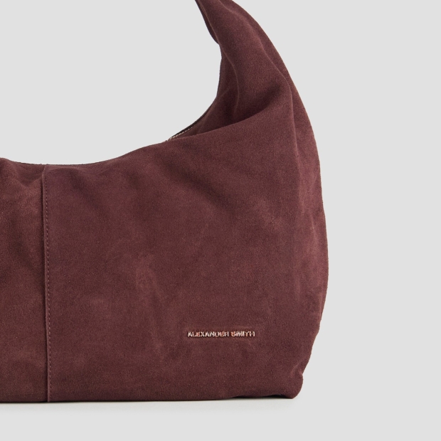Sneakers Alexander Smith chloe shoulder bag in bordeaux suede - 5