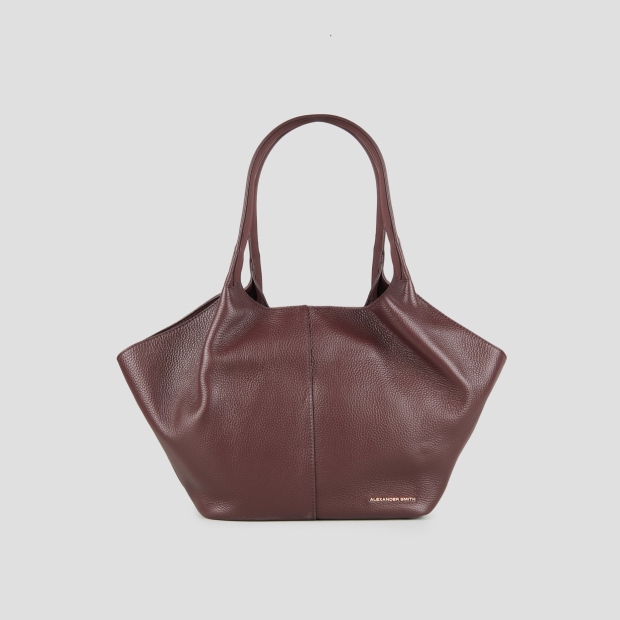 Sneakers Alexander Smith rachel medium shoulder bag in bordeaux tumbled leather - 1