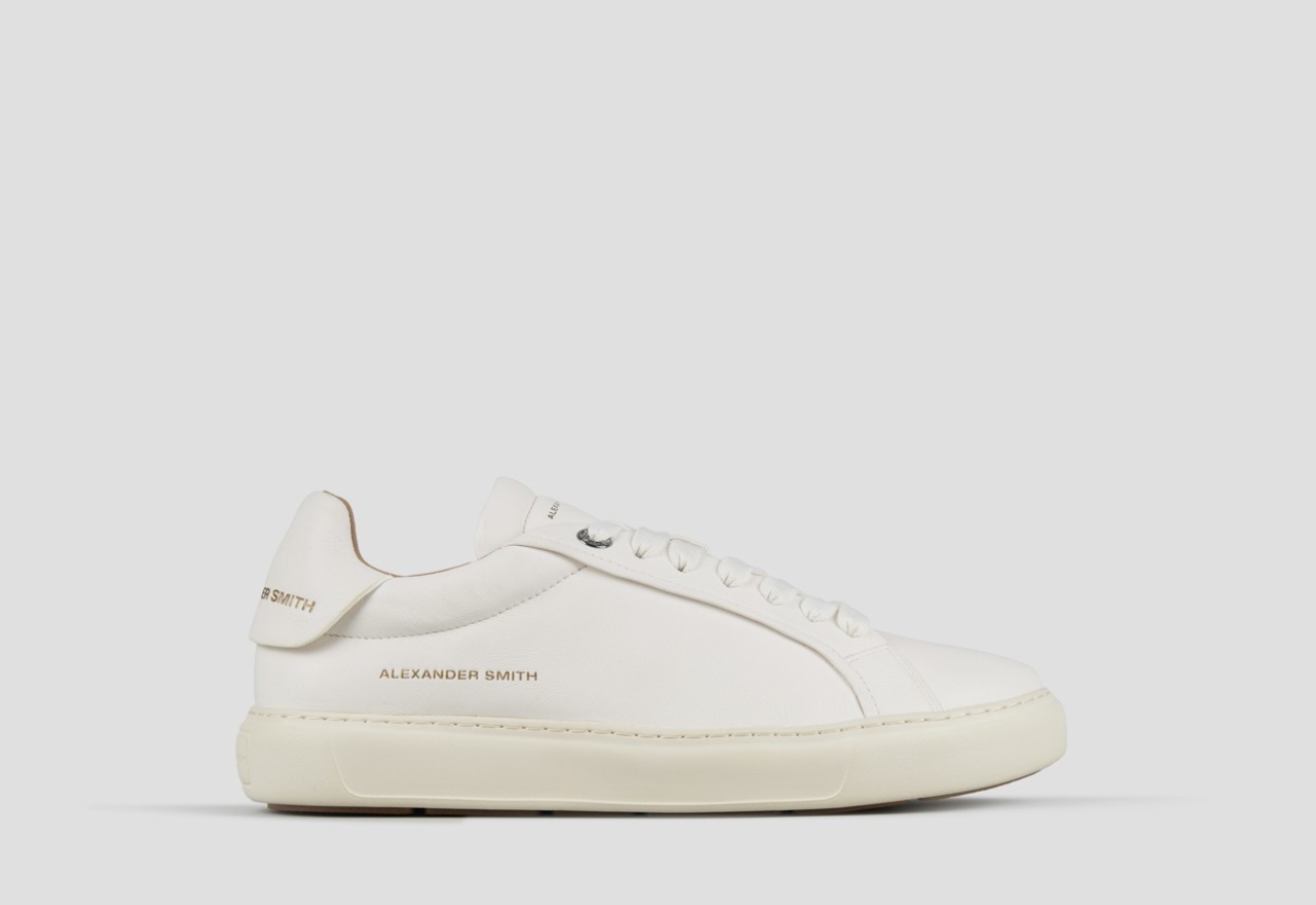 Sneakers Alexander Smith soho man in smooth white leather - 1