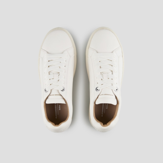 Sneakers Alexander Smith soho man in smooth white leather - 5