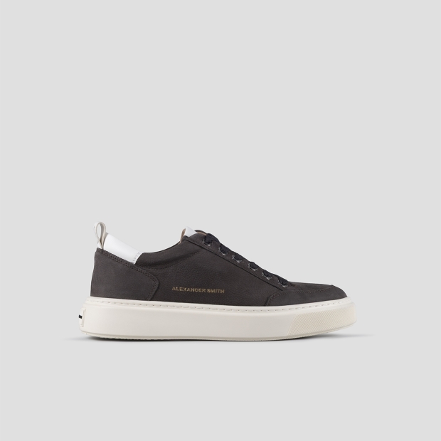 Sneakers Alexander Smith bond man in brown nubuck and white leather details - 1