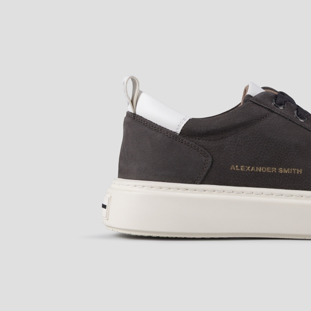 Sneakers Alexander Smith bond man in brown nubuck and white leather details - 2
