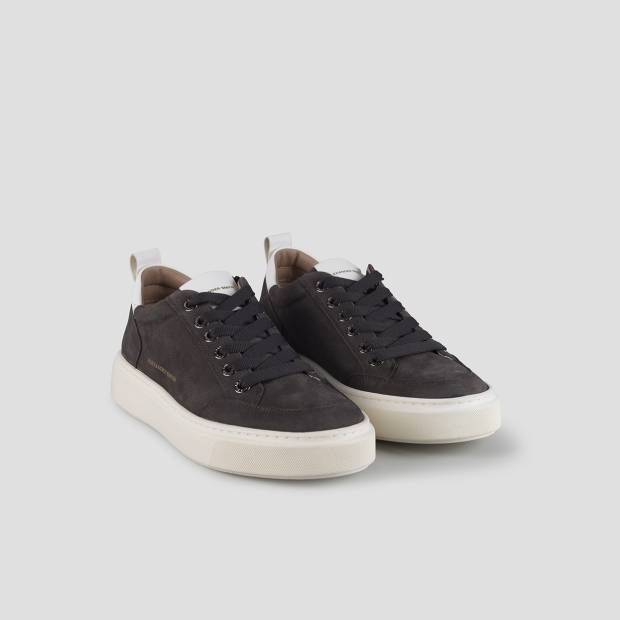 Sneakers Alexander Smith bond man in brown nubuck and white leather details - 3