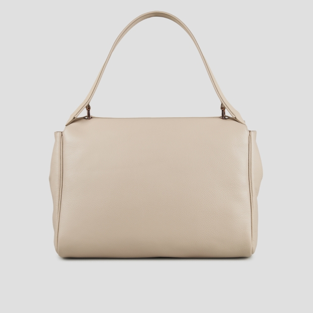 Sneakers Alexander Smith taylor shoulder bag in dark ivory hammered leather - 3