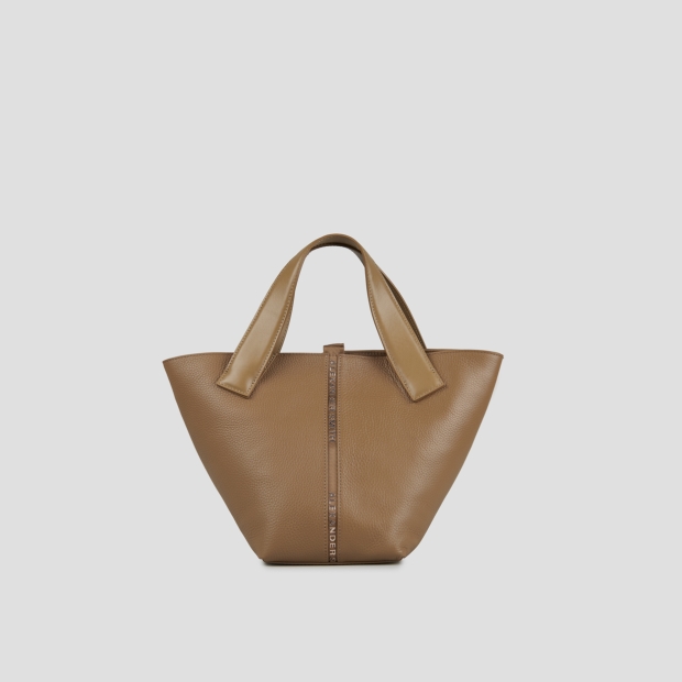 Sneakers Alexander Smith lauren small handbag with shoulder strap in brown tumbled leather - 1